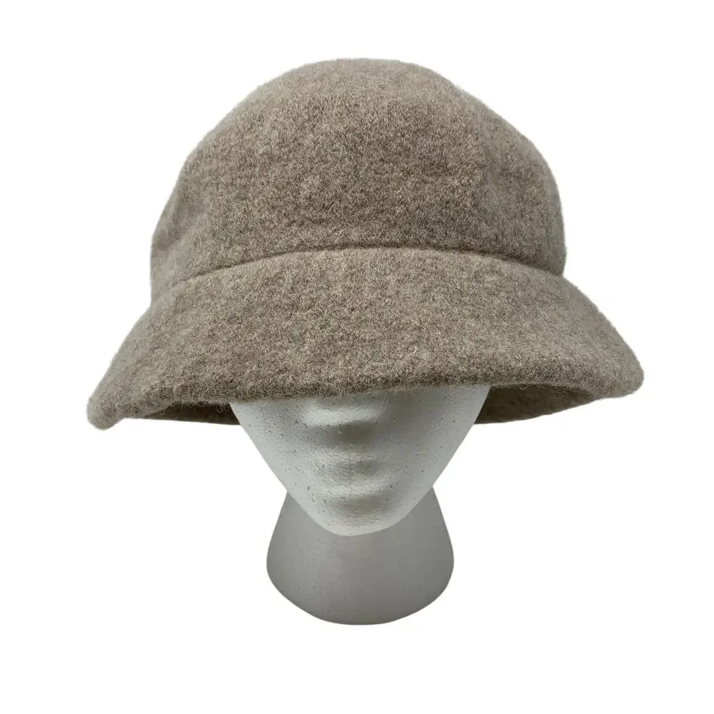 J.Crew Bucket Hat Womens One Size Beige Cream 100% Wool